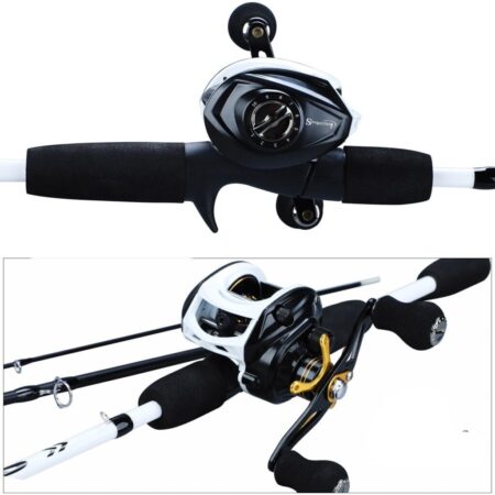 Kit de Pesca Carretilha Premium 10 Rolamentos + Vara Premium - Imagem 4