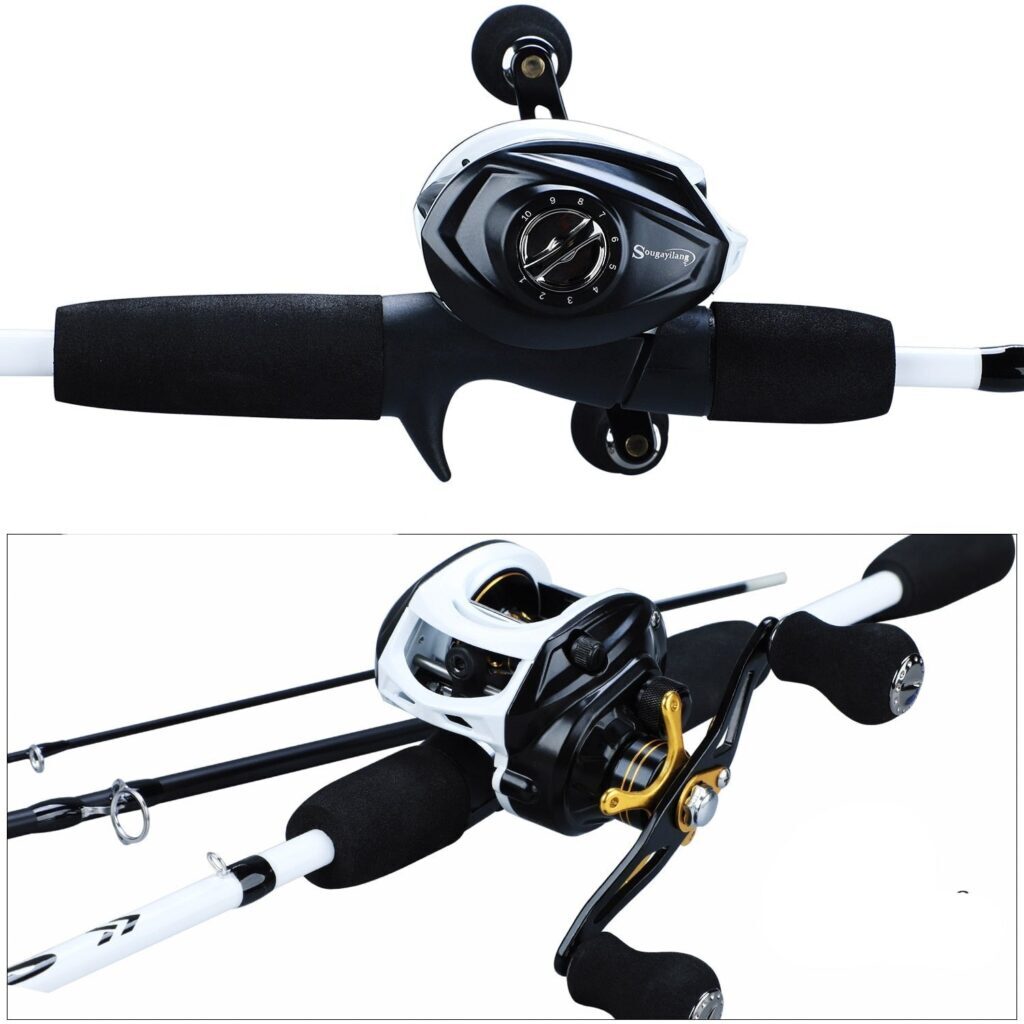 Kit de Pesca Carretilha Premium 10 Rolamentos + Vara Premium - Imagem 4