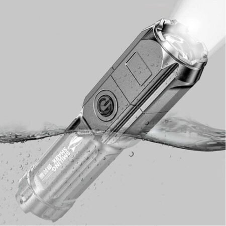 Lanterna Tática Portátil Led Recarregável USB Super Potente - Imagem 3