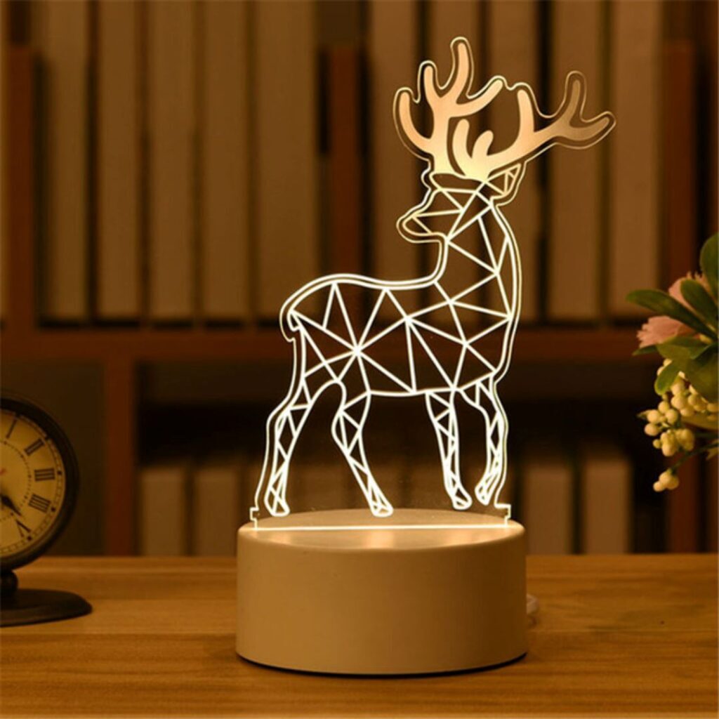 Luminária Decoração para Natal com 4 Estilos Diferentes - Imagem 2