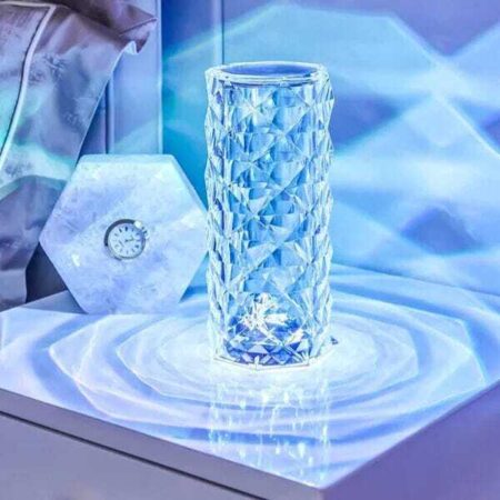 Luminária de Luxo Cristal Light 16 Cores - Sensível ao Toque + Controle Remoto - Imagem 7