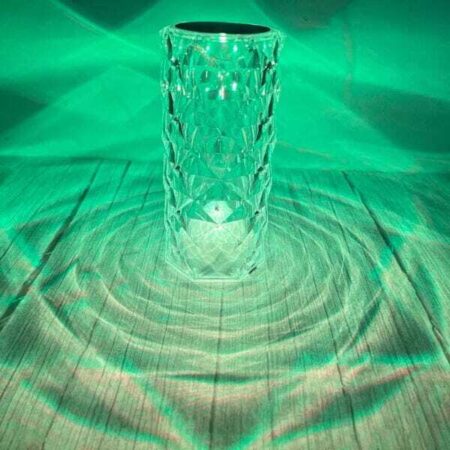 Luminária de Luxo Cristal Light 16 Cores - Sensível ao Toque + Controle Remoto - Imagem 8