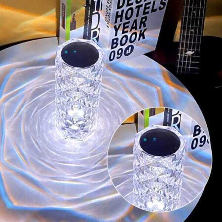 Luminária de Luxo Cristal Light 16 Cores - Sensível ao Toque + Controle Remoto - Imagem 3