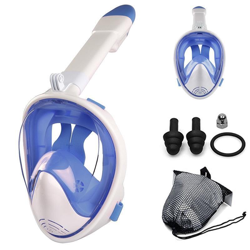 Máscara de Mergulho Snorkel com Suporte para Câmera GoPro - Imagem 5