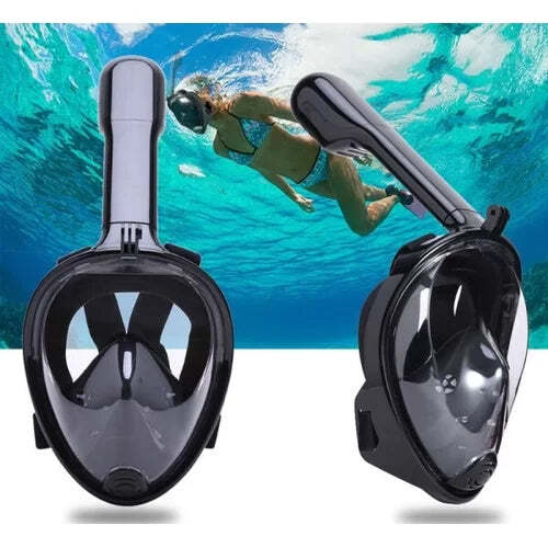 Máscara de Mergulho Snorkel com Suporte para Câmera GoPro - Imagem 7