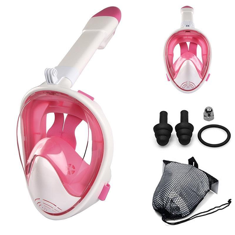 Máscara de Mergulho Snorkel com Suporte para Câmera GoPro - Imagem 4