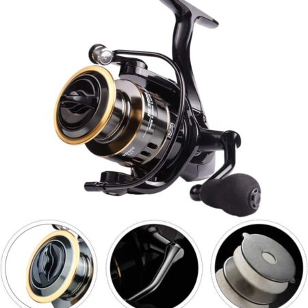 Molinete de Pesca LINNHUE HE Recolhimento 5.2:1 Drag 10kg - Imagem 5