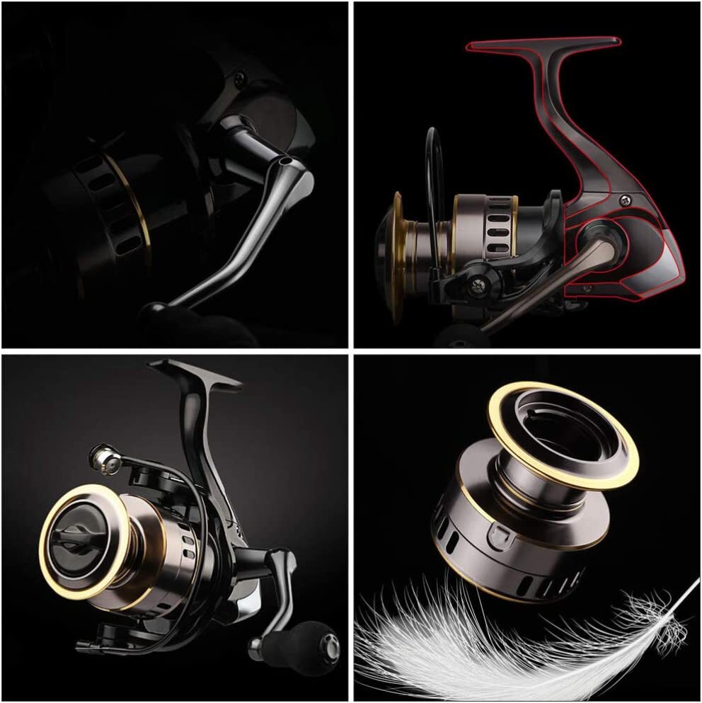 Molinete de Pesca LINNHUE HE Recolhimento 5.2:1 Drag 10kg - Imagem 4