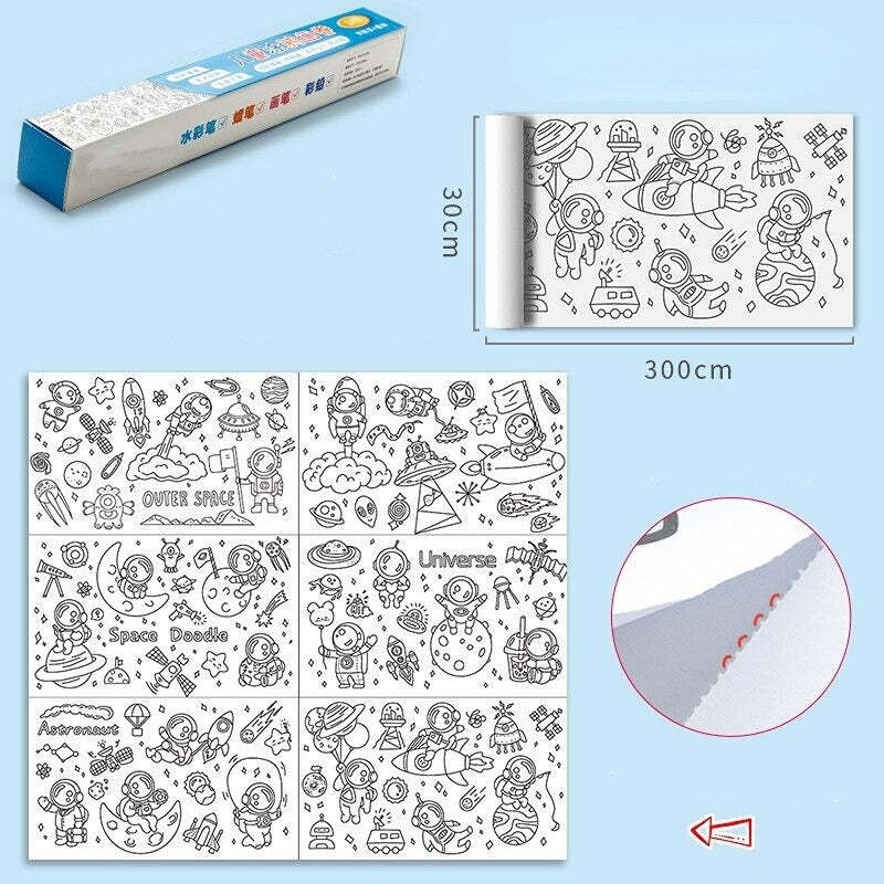 Rolo Gigante Criativo para Desenhos - Mais de 5000 Desenhos - Imagem 2