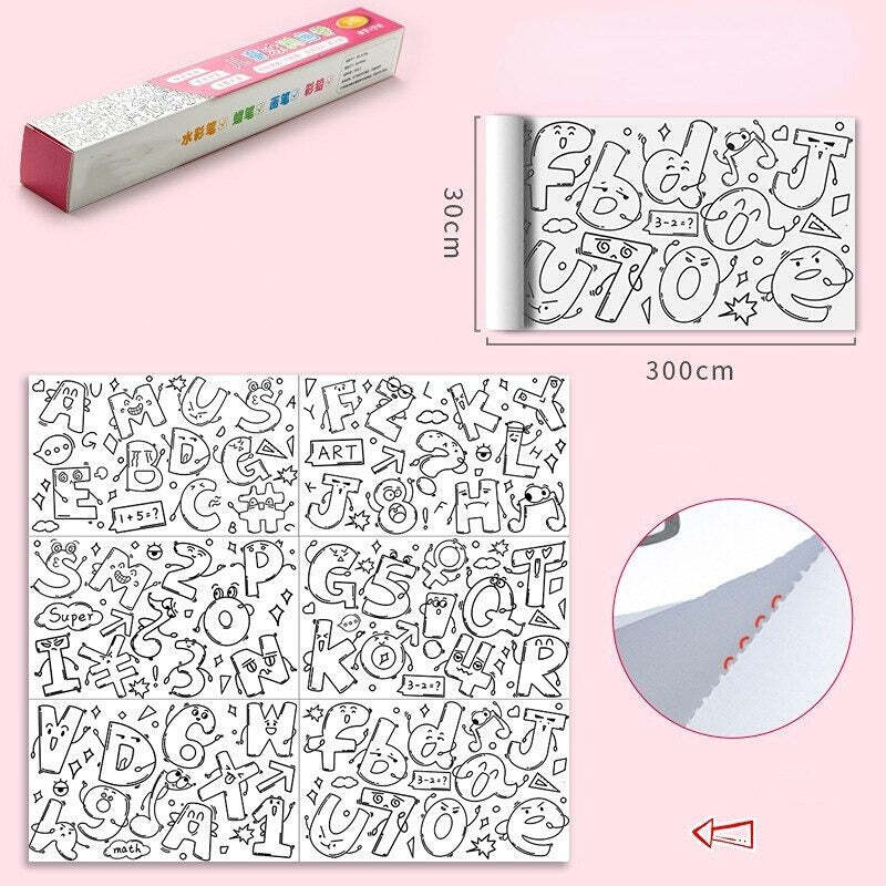 Rolo Gigante Criativo para Desenhos - Mais de 5000 Desenhos - Imagem 7