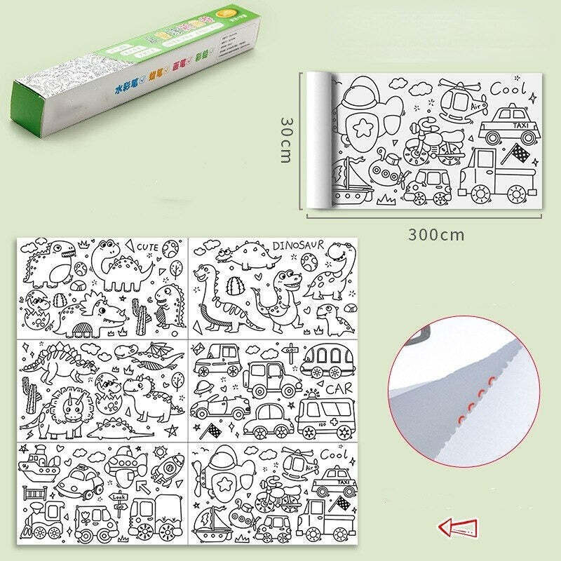 Rolo Gigante Criativo para Desenhos - Mais de 5000 Desenhos - Imagem 6