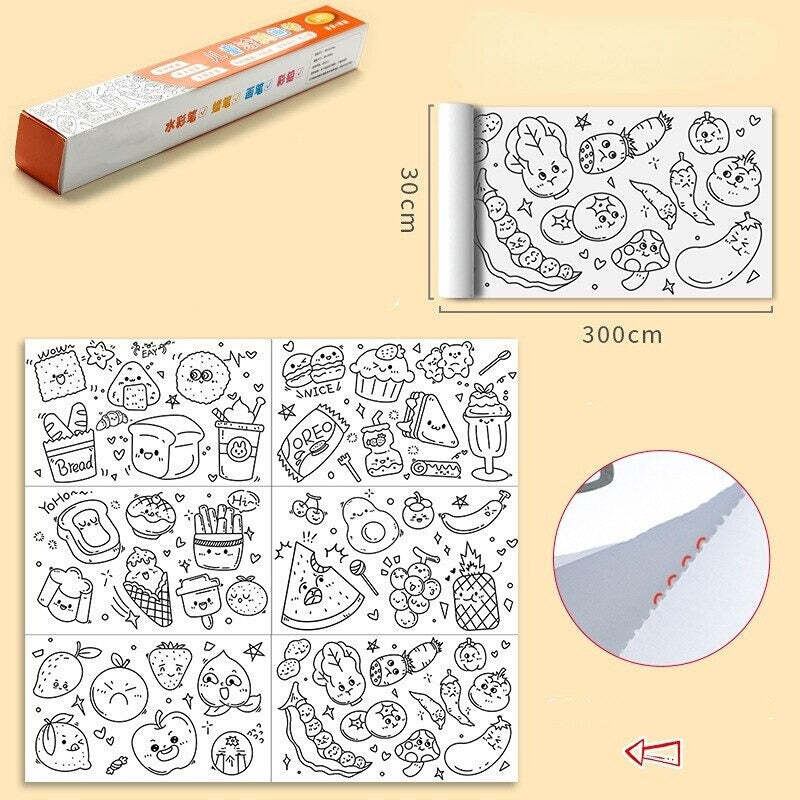 Rolo Gigante Criativo para Desenhos - Mais de 5000 Desenhos - Imagem 5