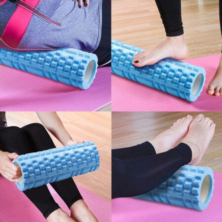 Rolo de Liberação Miofascial de Espuma para Yoga, Pilates e Relaxamento - Imagem 4