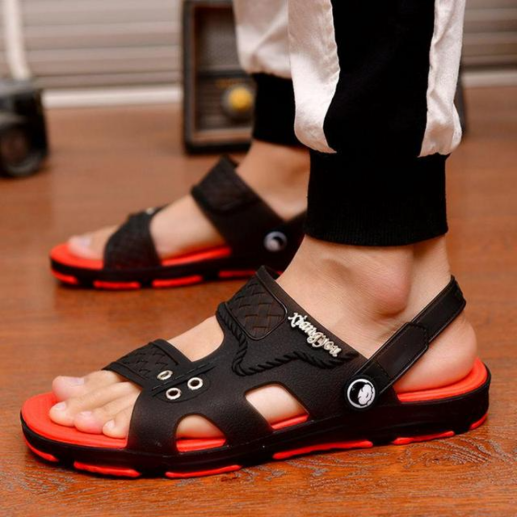 Sandália de Couro Masculina Ortopédica - Imagem 4