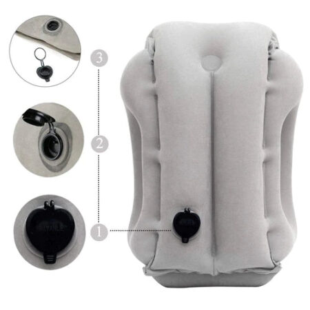 Travesseiro Ergonômico Inflável para Viagens - Nuvem God - Image 4