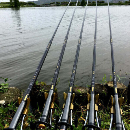 Vara de Pesca Fibra de Carbono Telescópica Ultra Leve - Imagem 3