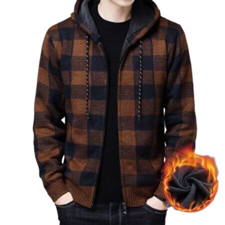 Blusa Masculina com Capuz Flanelada - Imagem 2