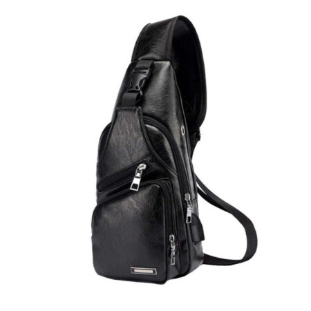 Bolsa Transversal Couro Masculino - Imagem 2