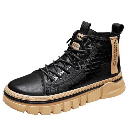 Bota Masculina Couro Moderna - Imagem 6