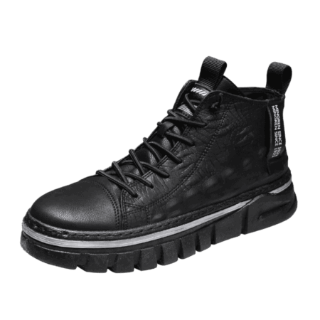 Bota Masculina Couro Moderna - Imagem 5