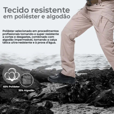 Calça Tática Ultra Resistente Impermeável - Imagem 2