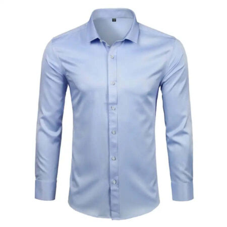 Camisa Social Lisa Conforto e Anti Amassado - Imagem 4