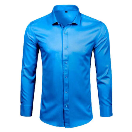 Camisa Social Lisa Conforto e Anti Amassado - Imagem 6