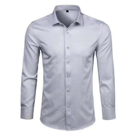 Camisa Social Lisa Conforto e Anti Amassado - Imagem 5