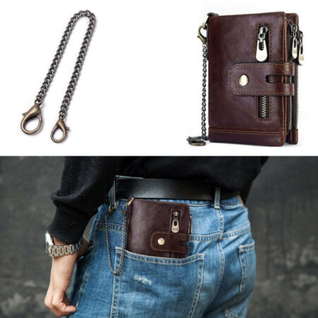 Carteira Masculina Couro Ziper - Imagem 6