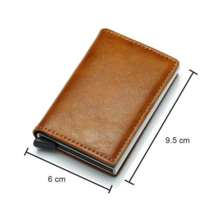 Carteira Minimalista Antifurto RFID c/ Ejeção Automática de Cartões. - Imagem 7
