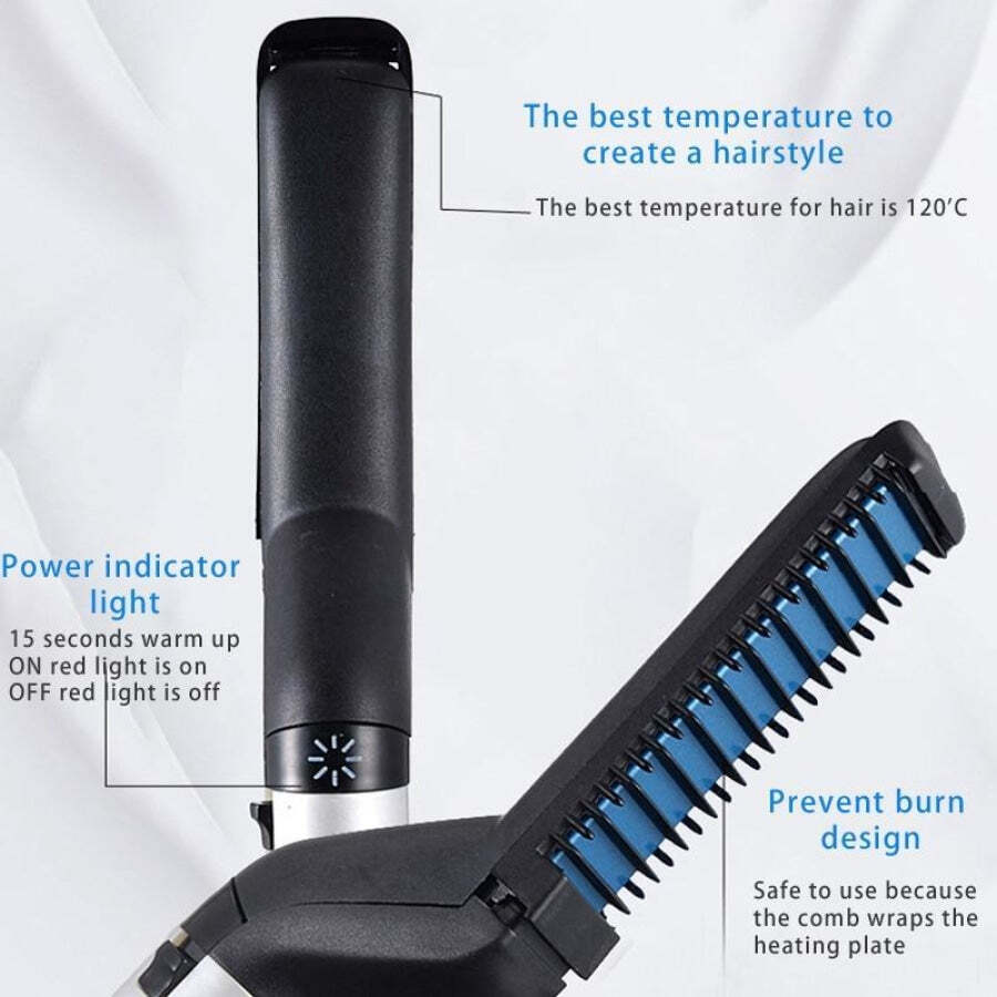 Chapinha Alisador Para Barba - Frete Gratis - Imagem 4