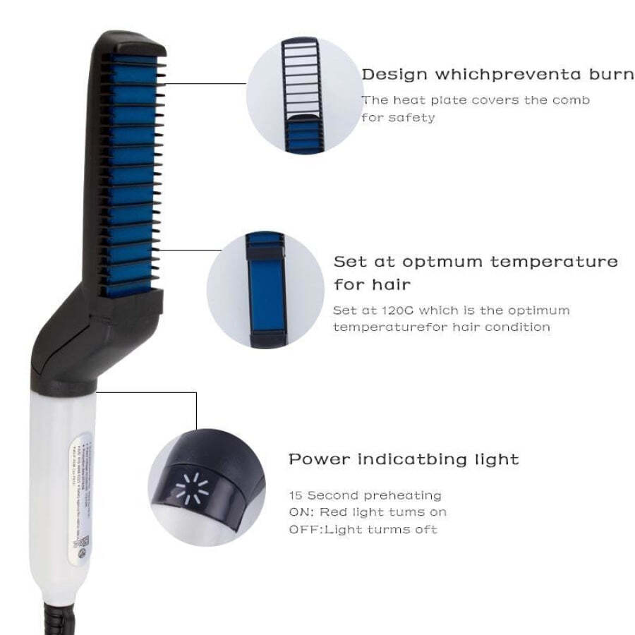 Chapinha Alisador Para Barba - Frete Gratis - Imagem 5