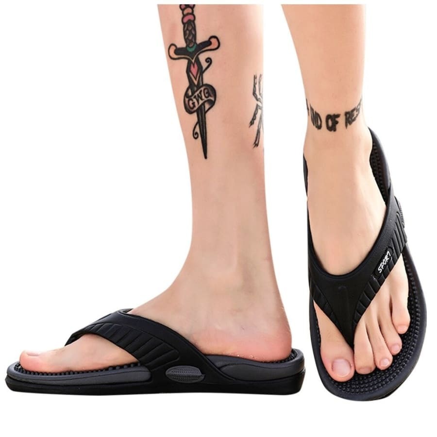 Chinelo Ortopédico Slide Masculino Praia Verão Impermeável - Imagem 3