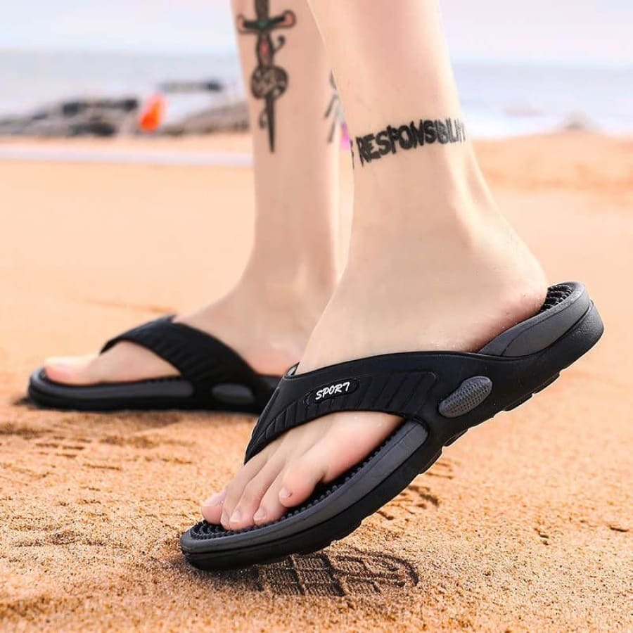 Chinelo Ortopédico Slide Masculino Praia Verão Impermeável - Imagem 4