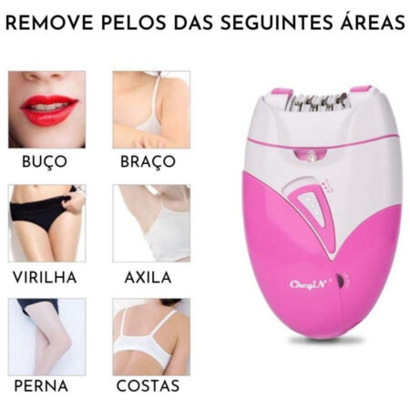 Depilador Elétrico Feminino Recarregável - Imagem 7