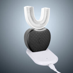 Escova de Dente 360 Circular Led Clareadora