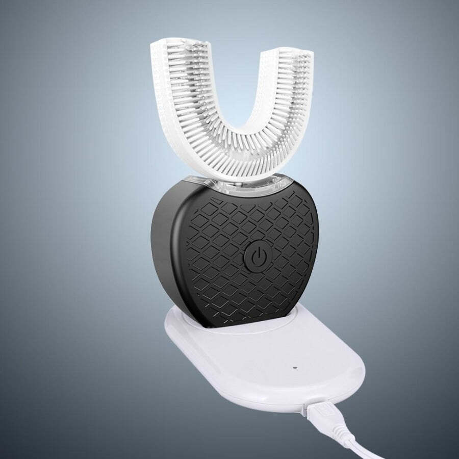 Escova de Dente 360 Circular Led Clareadora