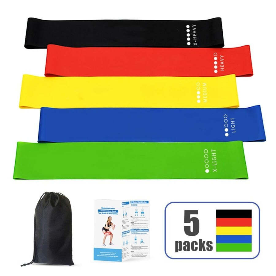 Fitas de Treino com Resistência Kit com 5 - Imagem 7