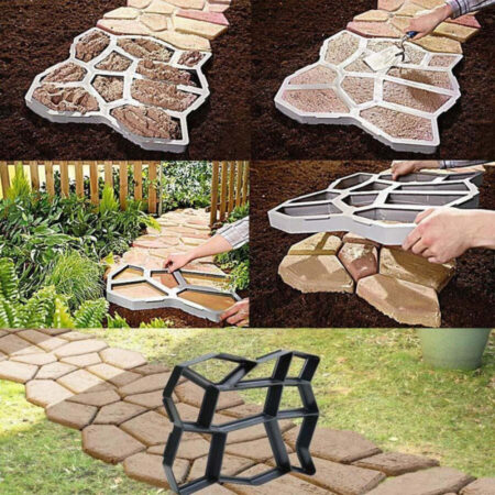 Forma Para Jardim Caminho De Pedras Concreto - Imagem 6
