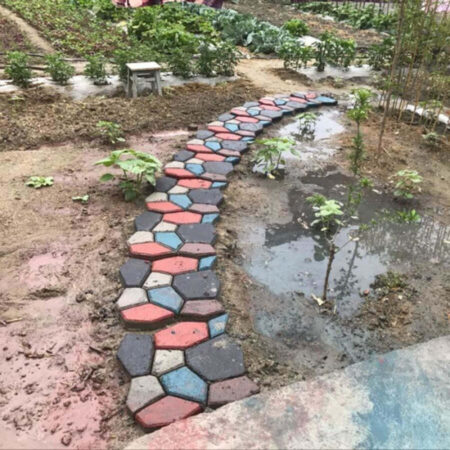 Forma Para Jardim Caminho De Pedras Concreto - Imagem 7