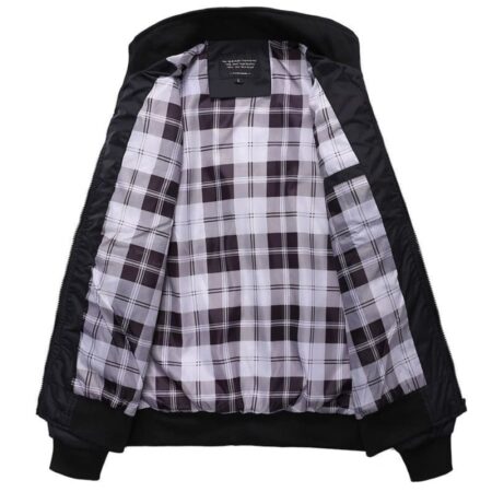 Jaqueta Casual Forro Xadrez Bomber - Imagem 5