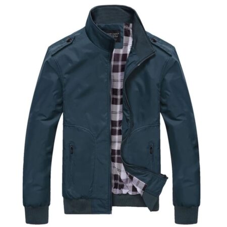 Jaqueta Casual Forro Xadrez Bomber - Imagem 6