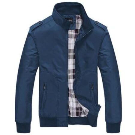 Jaqueta Casual Forro Xadrez Bomber - Imagem 3