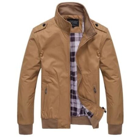 Jaqueta Casual Forro Xadrez Bomber - Imagem 8