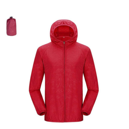 Jaqueta Corta Vento Masculina Protetor UV Impermeável Drymax - Imagem 8