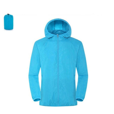 Jaqueta Corta Vento Masculina Protetor UV Impermeável Drymax - Imagem 14