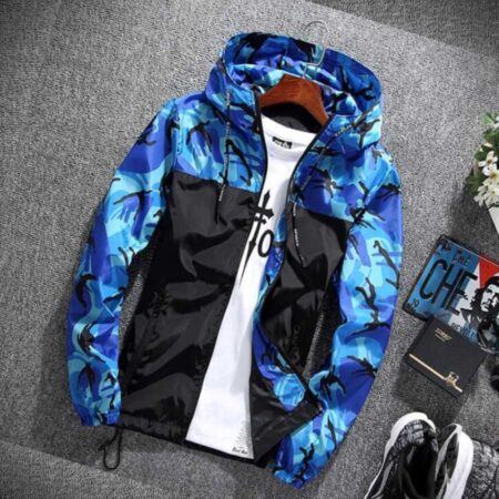 Jaqueta Corta Vento Masculina Camuflada - Imagem 3