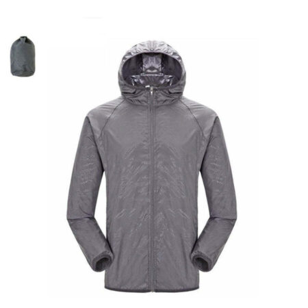 Jaqueta Corta Vento Masculina Protetor UV Impermeável Drymax - Imagem 13