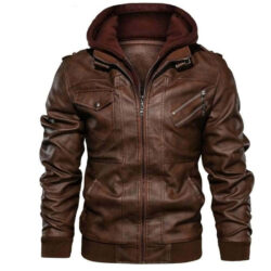 Jaqueta de Couro Masculina