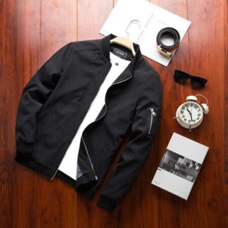 Jaqueta Masculina Bomber Ziper - Imagem 5